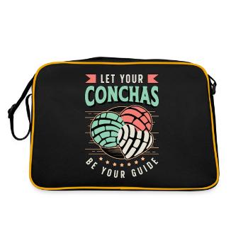 Conchas Laissez vos Conchas être votre pain de coquille sucré - Sac Retro - noir/or - Dos
