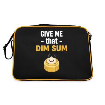 Donnez-moi le Dimsum Hong Kong Siomai Gourmet pour - Sac Retro - noir/or - Dos