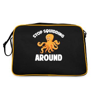 Arrêtez d’être des gardiens d’animaux marins - Sac Retro - noir/or - Dos