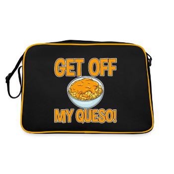Get Off My Queso 4 - Retro Bag - black/gold - Back