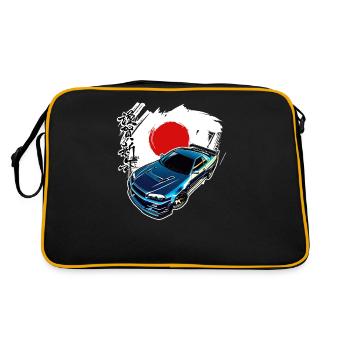 Jdm / Tuning / Turbocharger / Rims / Chiptuning - Retro Bag - black/gold - Back