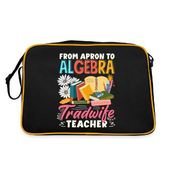 Sip Back Relax and Spice It Up Margarita Mode On - Retro Tasche - Schwarz/Gold - Hinten