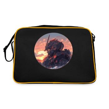 Robot Robot Robotique Robot Enfants Robots - Sac Retro - noir/or - Dos