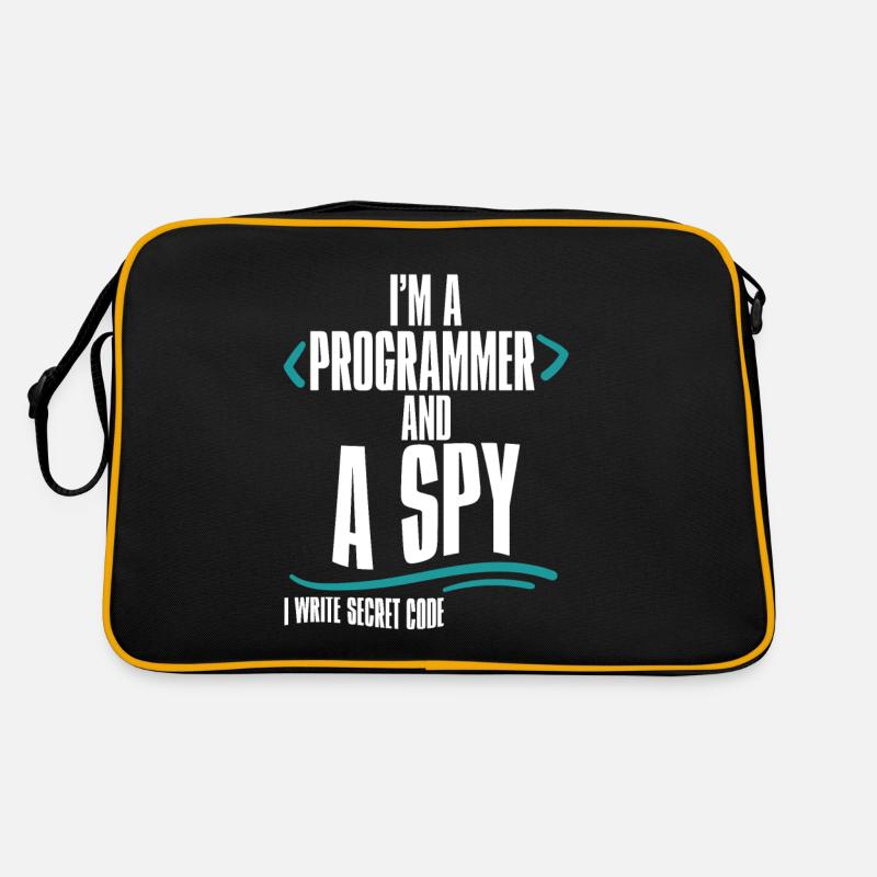 Je suis un programmeur et un espion, j’écris un code secret 2 Sac Retro