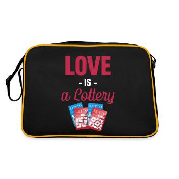 Ma retraite drôle joueur de loterie - Sac Retro - noir/or - Dos