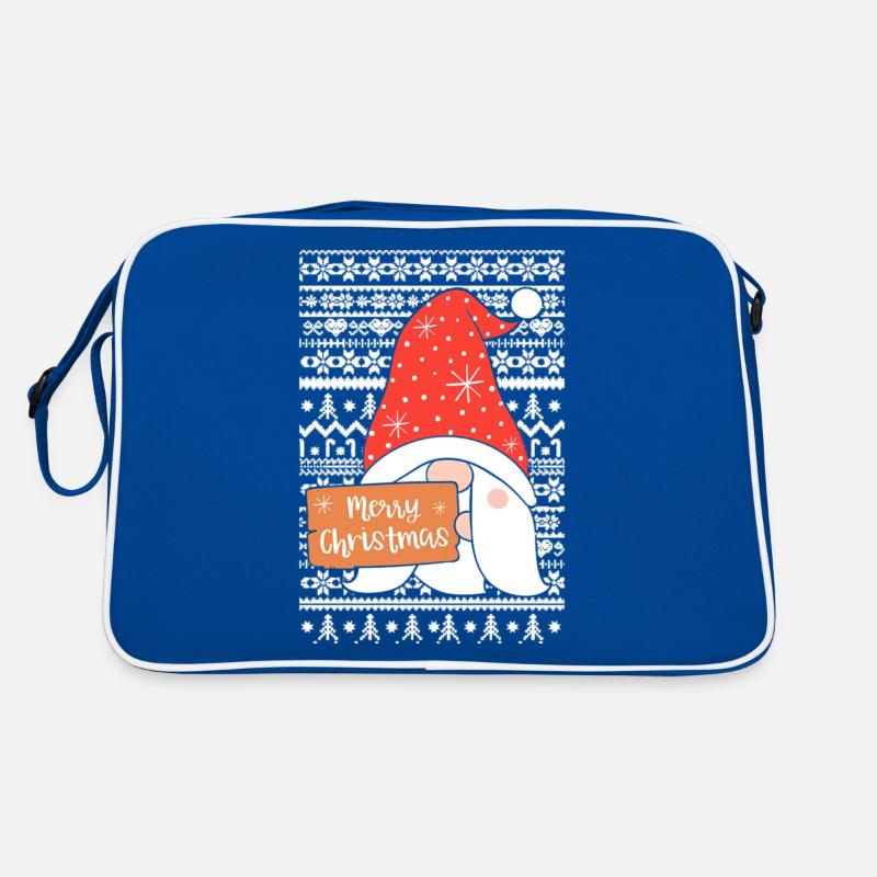 Ugly Weihnachten Weihnachtsmann Retro Tasche