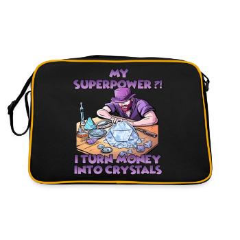 Fun Crystal Factory Crystals Grow Minerals - Retro Bag - black/gold - Back