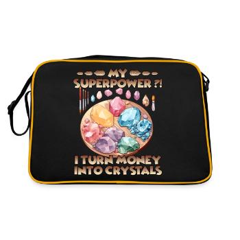 Cultiver des cristaux soi-même Cristal Hobby - Sac Retro - noir/or - Dos