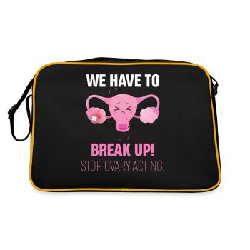 We have to call it a day! Put an end to the - Retro Bag - black/gold - Back