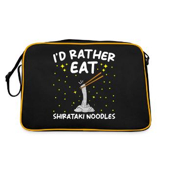 Nouilles Shiritaki - Sac Retro - noir/or - Dos