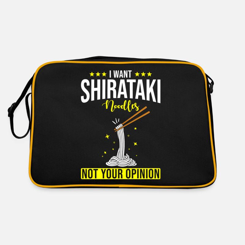 Shiritaki Nudeln Retro Tasche