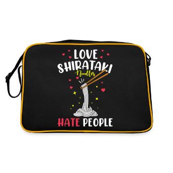 Nouilles Shiritaki - Sac Retro - noir/or - Dos
