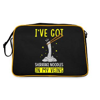 Nouilles Shiritaki - Sac Retro - noir/or - Dos