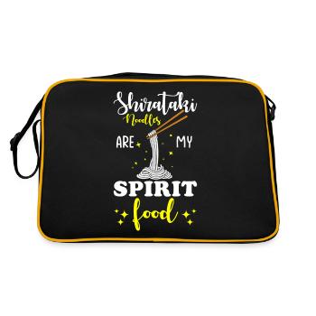 Nouilles Shiritaki - Sac Retro - noir/or - Dos