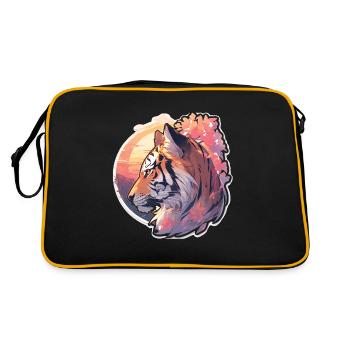 Tiger Wildcat Tiger Baby Baby Tiger Africa - Sac Retro - noir/or - Dos