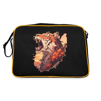 Tiger Wildcat Tiger Baby Baby Tiger Africa - Sac Retro - noir/or - Dos