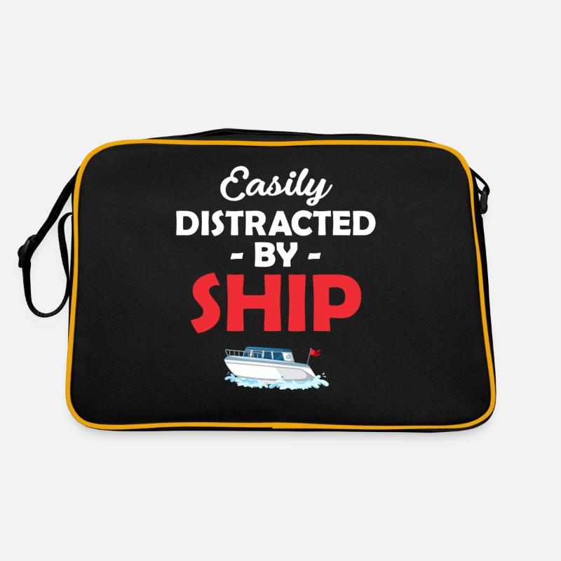 Facilement distrait par le navire drôle Sac Retro