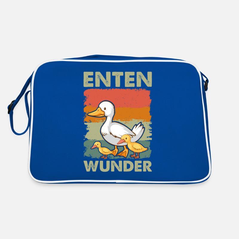 Enten Mom Kinder Enten Wunder Retro Tasche