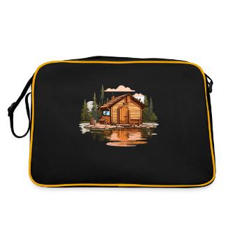 Sauna T sauna finlandais bien-être pour les - Sac Retro - noir/or - Dos