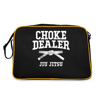 Choke Dealer Jiujitsu Karaté Boxe Muay Thaï - Sac Retro - noir/or - Dos