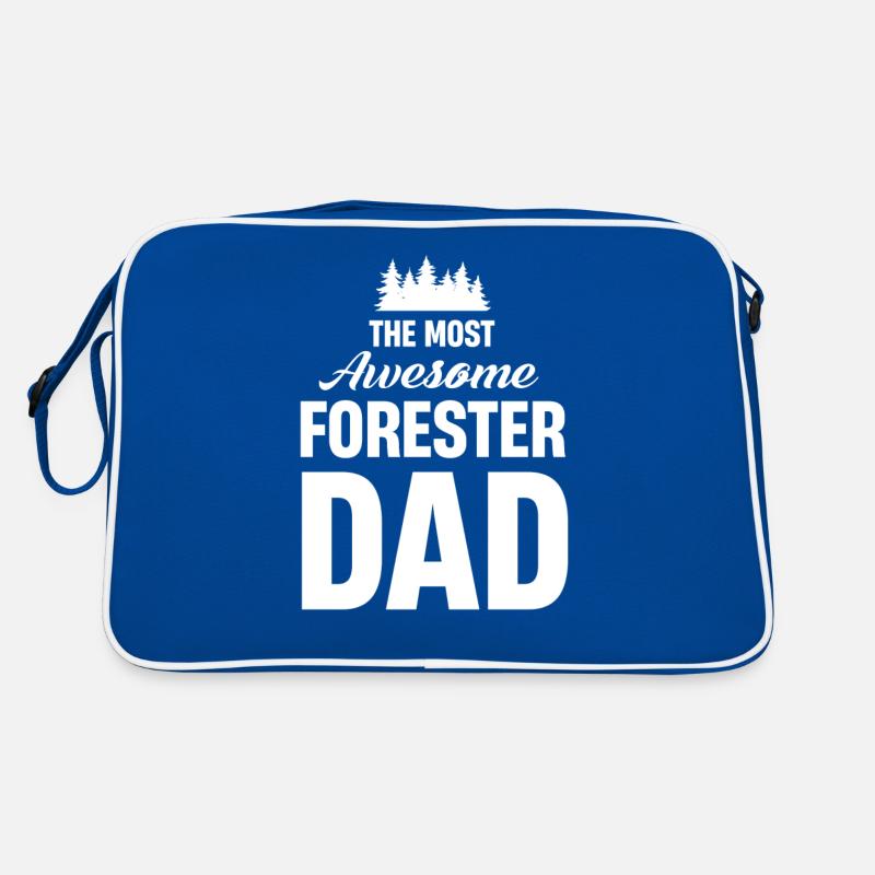The Greatest Forester's Father Arborist Retro Bag