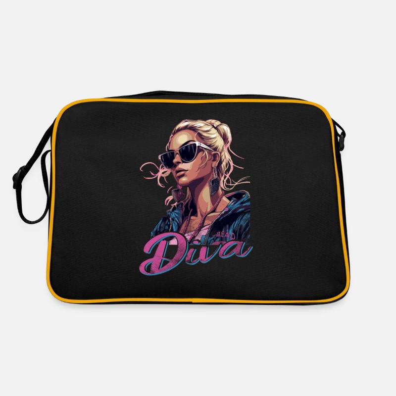 Brillez d’une exclusivité éclatante diva Sac Retro