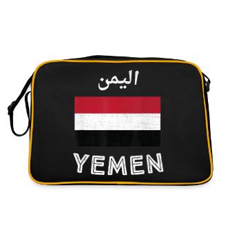 Yémen - Sac Retro - noir/or - Dos