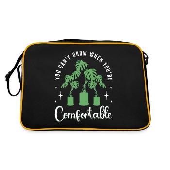 Monstera que vous ne pouvez pas cultiver quand vous êtes des plantes de balcon - Sac Retro - noir/or - Dos