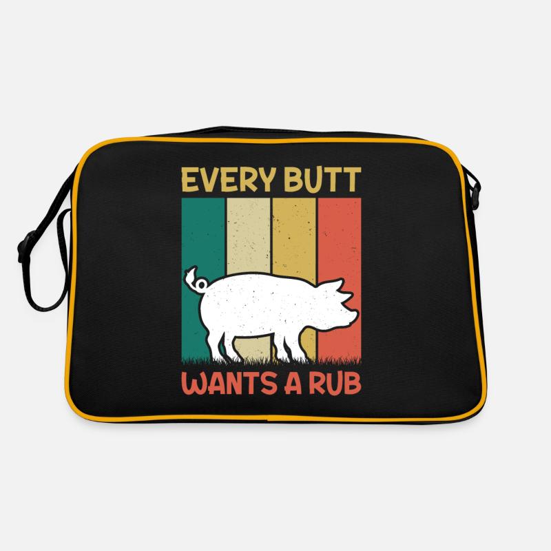 Every butt wants its touch and affection Retro Bag