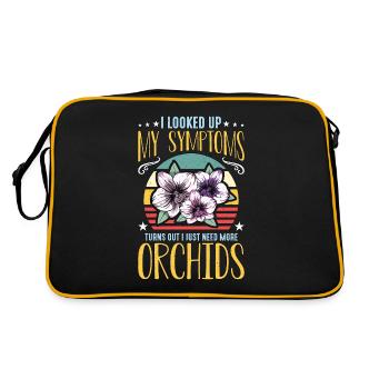 Orchidées J’ai recherché mes symptômes Orchid Grower - Sac Retro - noir/or - Dos
