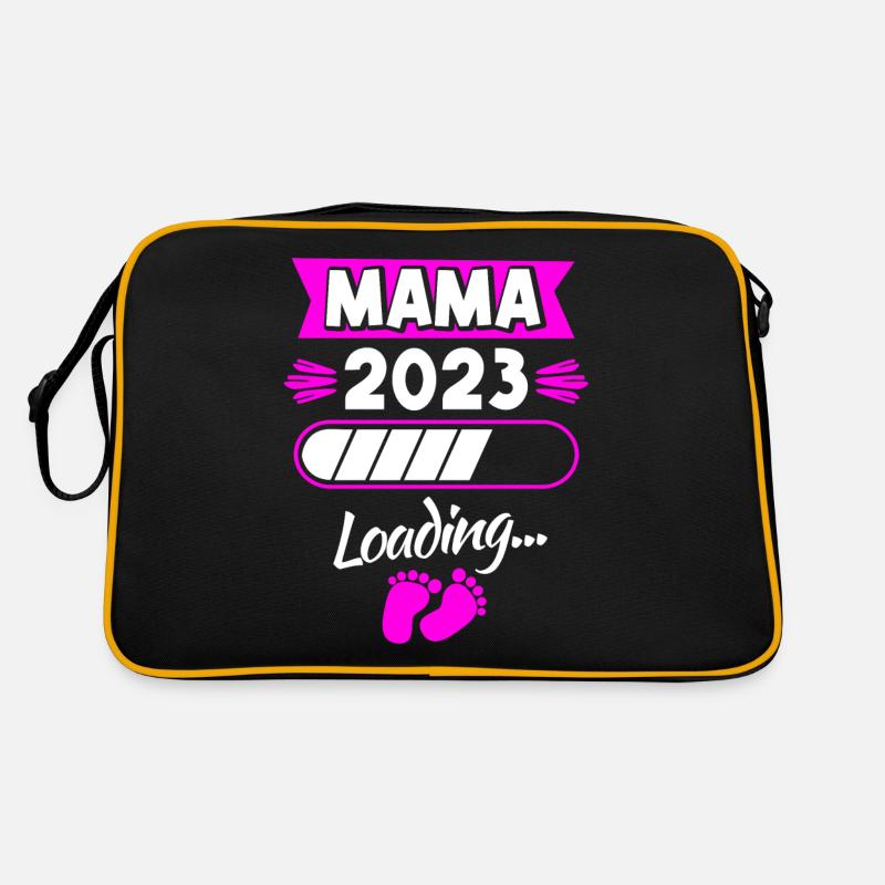 Mom 2023 Loading Pregnancy Announcing Child B Retro Bag