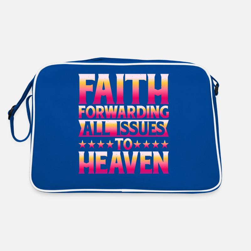Faith Forwarding All Issues To Heaven 5 Retro Tasche