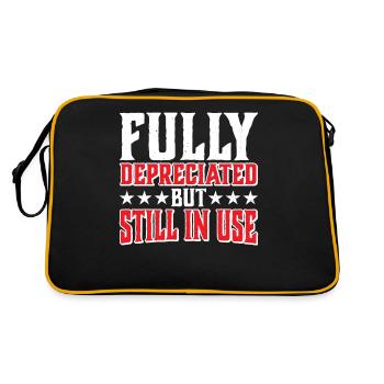 Fully Depreciated But Still In Use 14 - Retro Bag - black/gold - Back
