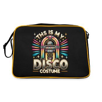 This Is My Disco Costume - Retro Bag - black/gold - Back