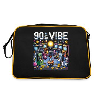 90s Vibe 90s 90s 90s 90s Party 90s Fashion - Retro Bag - black/gold - Back
