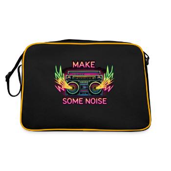 Make Some Noise 90s 90s 90s 90s Party 90s - Retro Bag - black/gold - Back