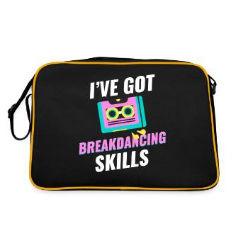 J’ai des compétences en breakdance, chorégraphe, - Sac Retro - noir/or - Dos