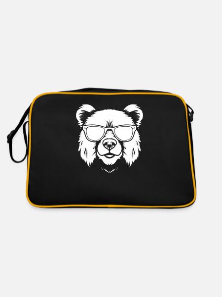 Ours Ours brun - Sac Retro - noir/or - Dos