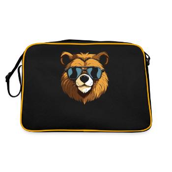 Bear Brown Bear Lunettes de soleil - Sac Retro - noir/or - Dos