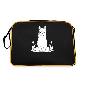 Lama Llama - Sac Retro - noir/or - Dos