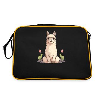 Lama Llama - Sac Retro - noir/or - Dos