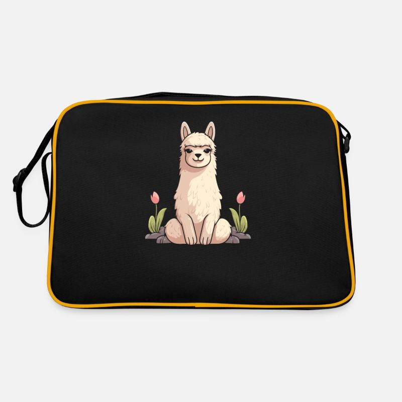 Lama Llama Retro Tasche