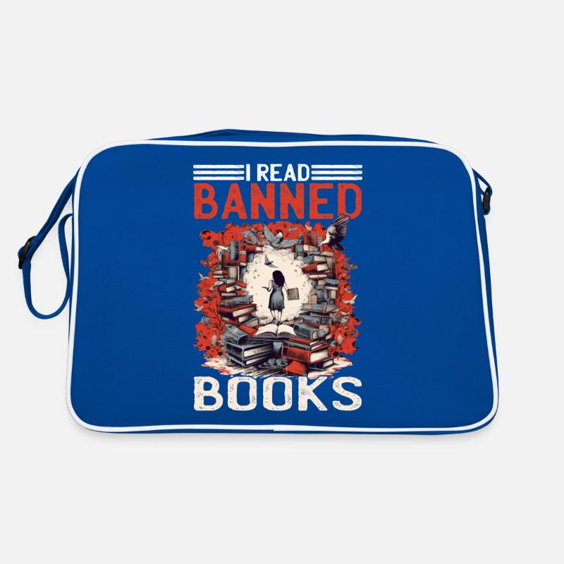 I Read Banned Books 65 Retro Tasche