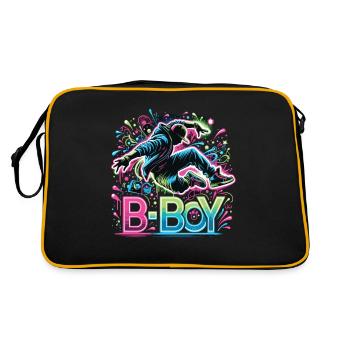 Breakdance Breakdancer Breakdance Kids - Retro Bag - black/gold - Back