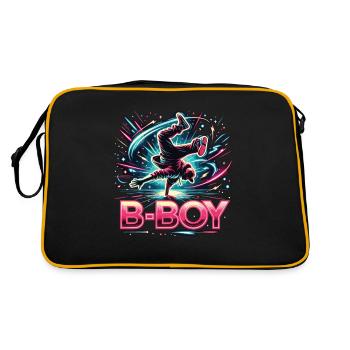 Breakdance Breakdancer Breakdance Kids - Retro Bag - black/gold - Back
