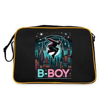 Breakdance Breakdancer Breakdance Kids - Retro Bag - black/gold - Back