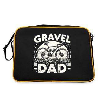 Papa gravel - Sac Retro - noir/or - Dos