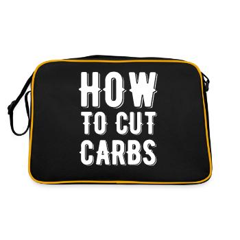 Comment aimer les glucides : Petit-déjeuner, - Sac Retro - noir/or - Dos