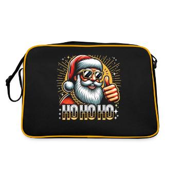 Ho Ho Ho - Sac Retro - noir/or - Dos