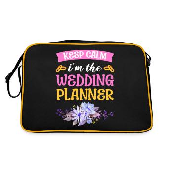 Keep Calm I’m The Wedding Planner Wedding Planner - Sac Retro - noir/or - Dos